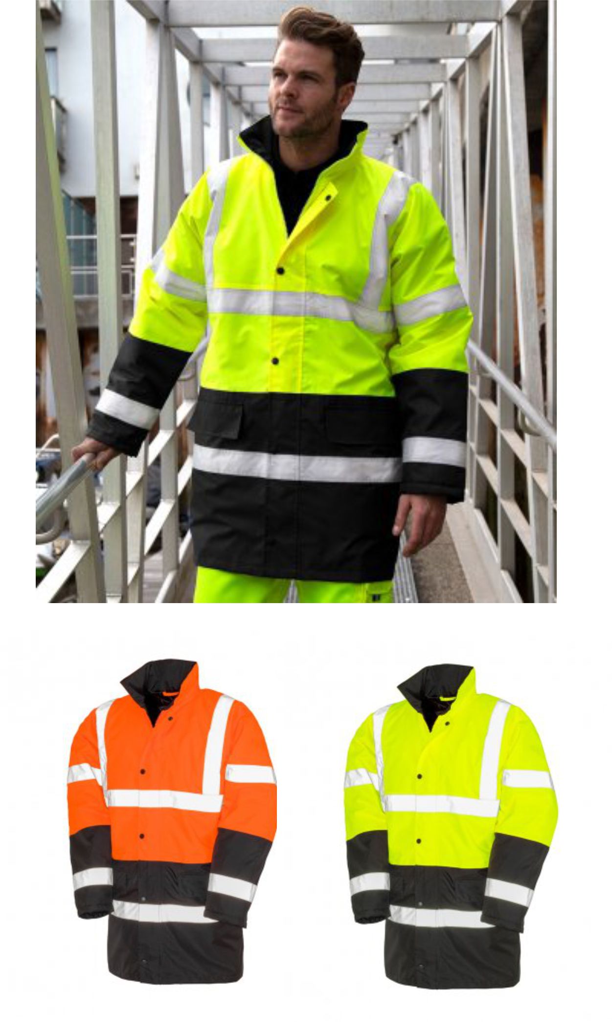 RS452 Result Core Motorway Two Tone Safety Jacket - Click Image to Close